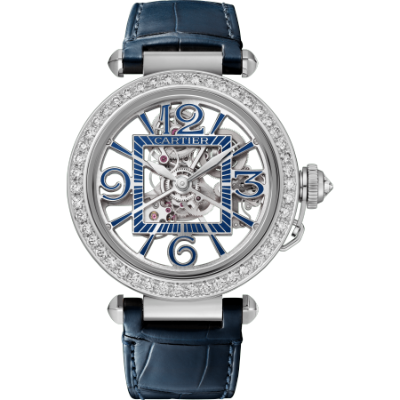 pasha de cartier,pashabiceps pasha de cartier腕表 41毫米 18k白金 自动上链