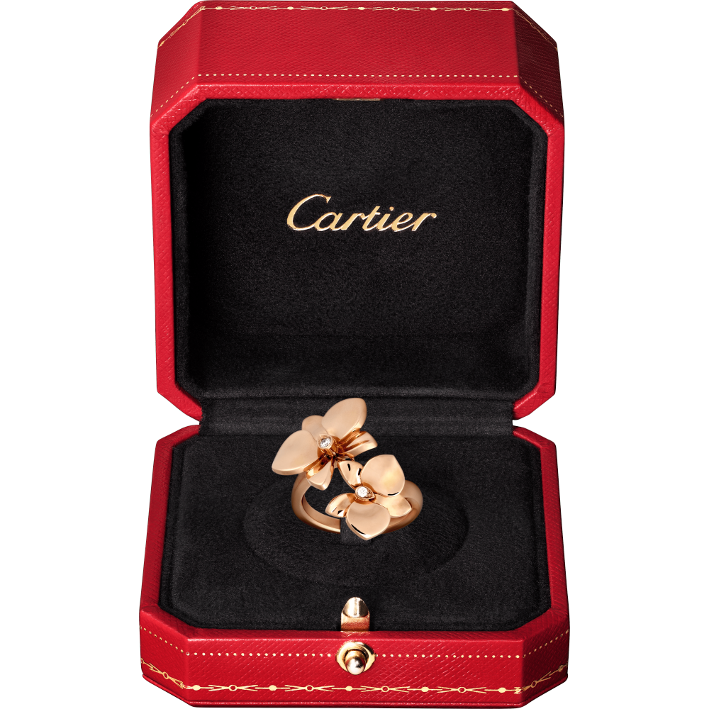 Caresse d’Orchidées par Cartier戒指 18K玫瑰金