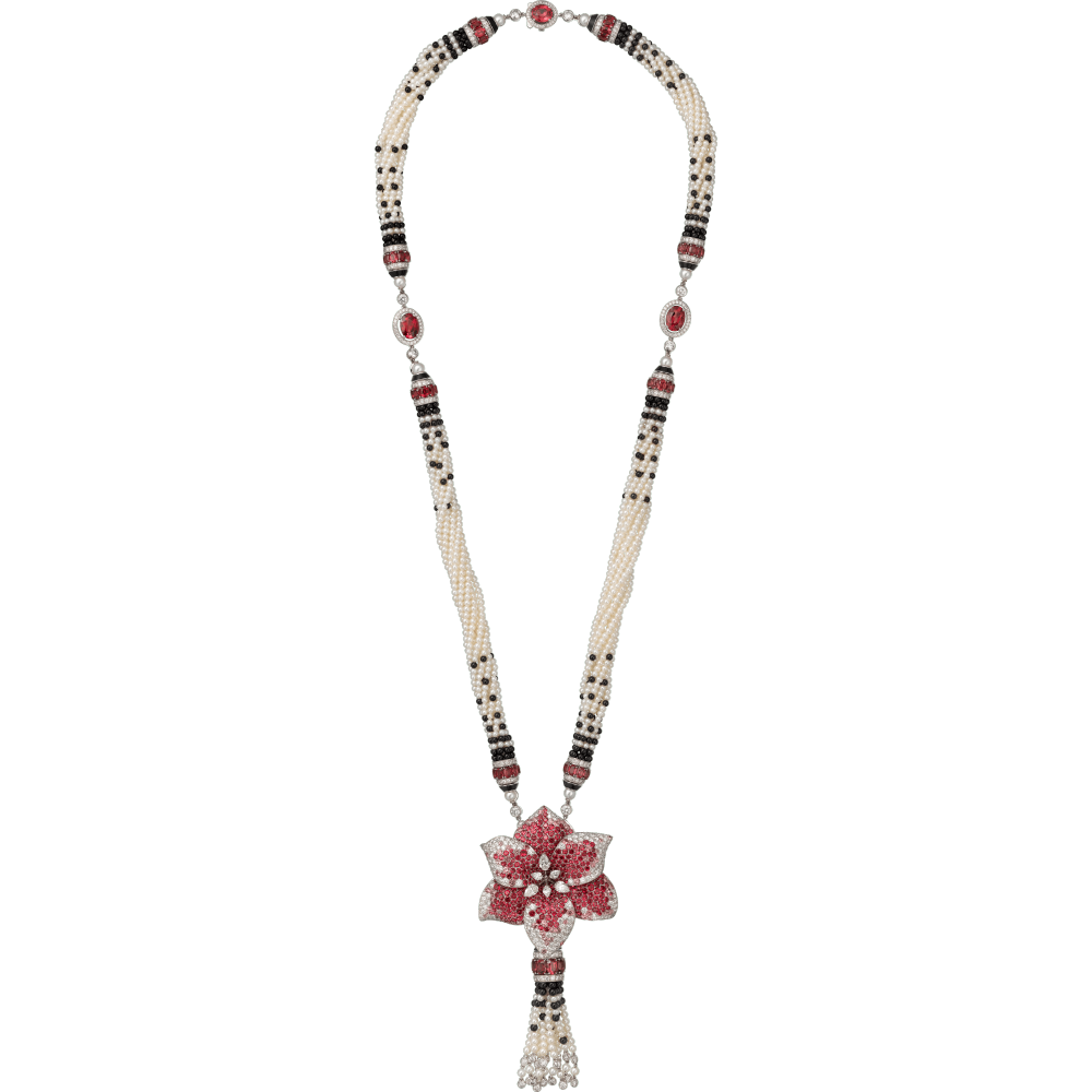 Caresse d’Orchidées par Cartier项链 18K白金