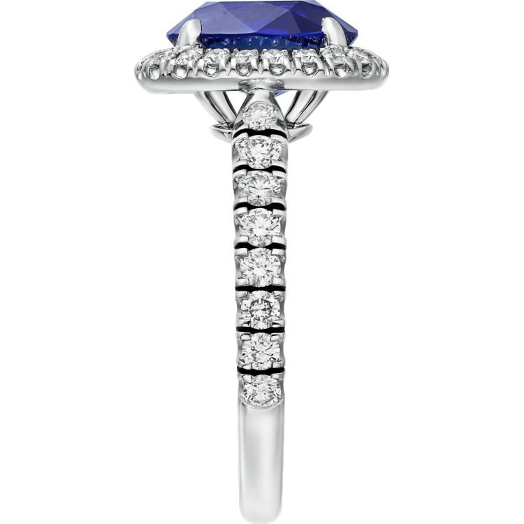 Cartier Destinée戒指，镶嵌彩色宝石 铂金