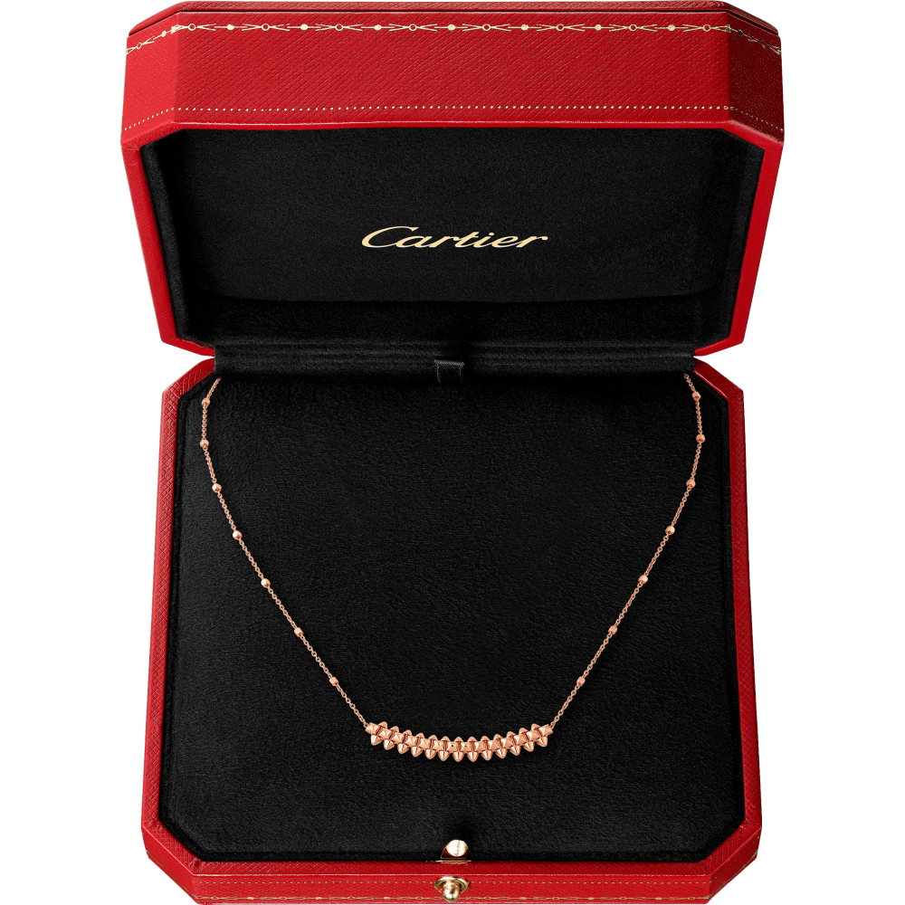 Clash de Cartier项链，小号款 18K玫瑰金
