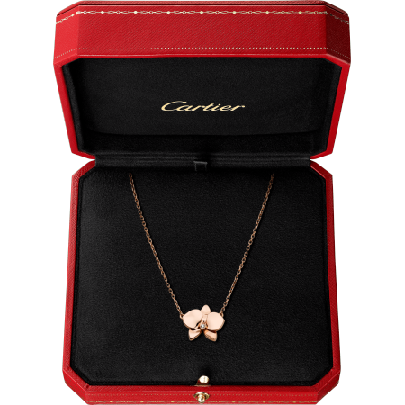 Caresse d’Orchidées par Cartier项链 18K玫瑰金