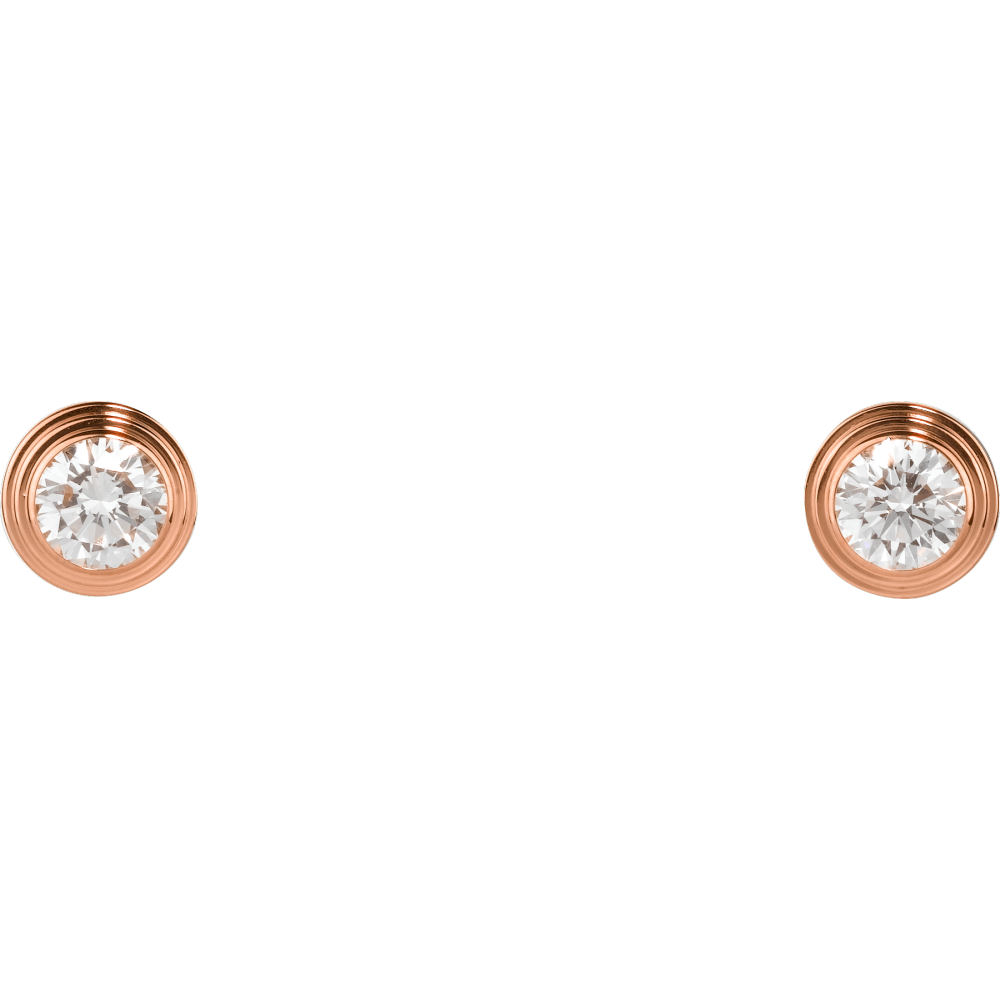 Cartier d'Amour 耳环，中号款 18K玫瑰金