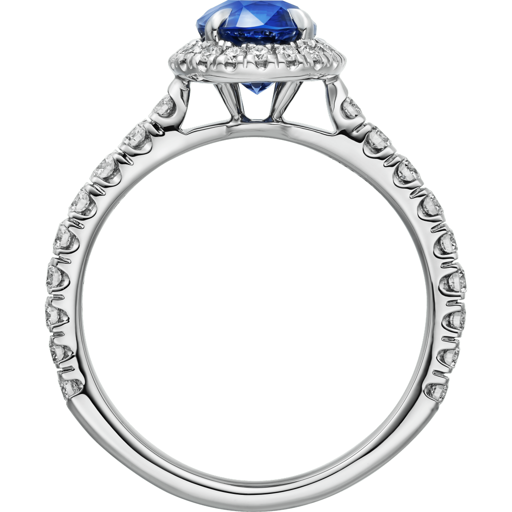 Cartier Destinée戒指，镶嵌彩色宝石 铂金