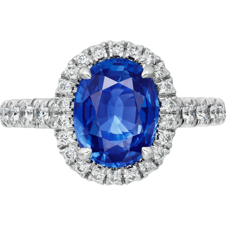 Cartier Destinée戒指，镶嵌彩色宝石 铂金