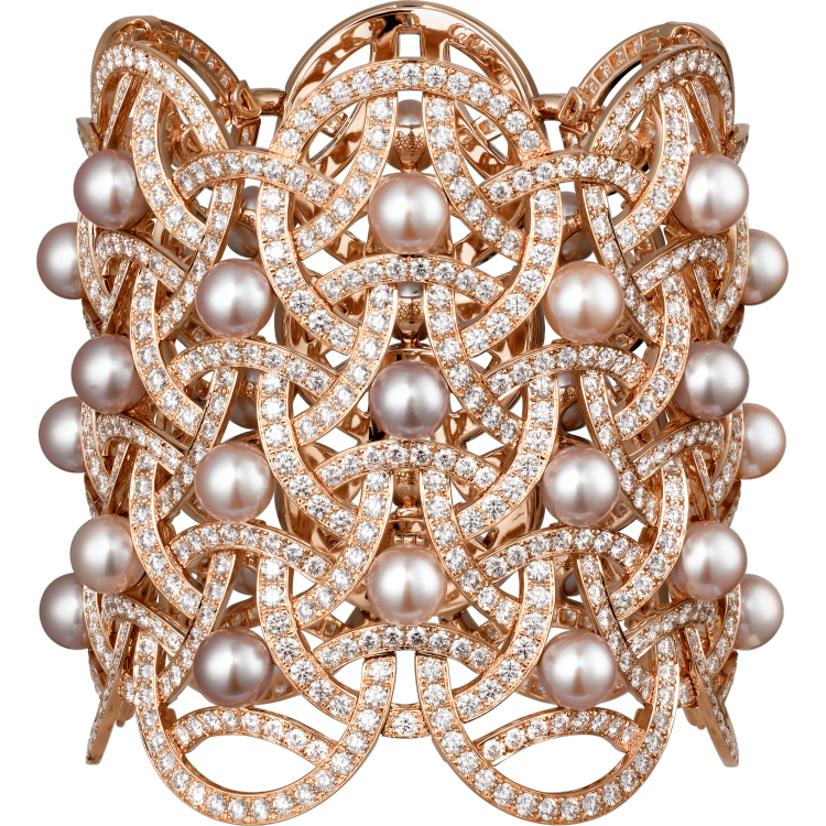 Paris Nouvelle Vague高级珠宝手镯 18K玫瑰金