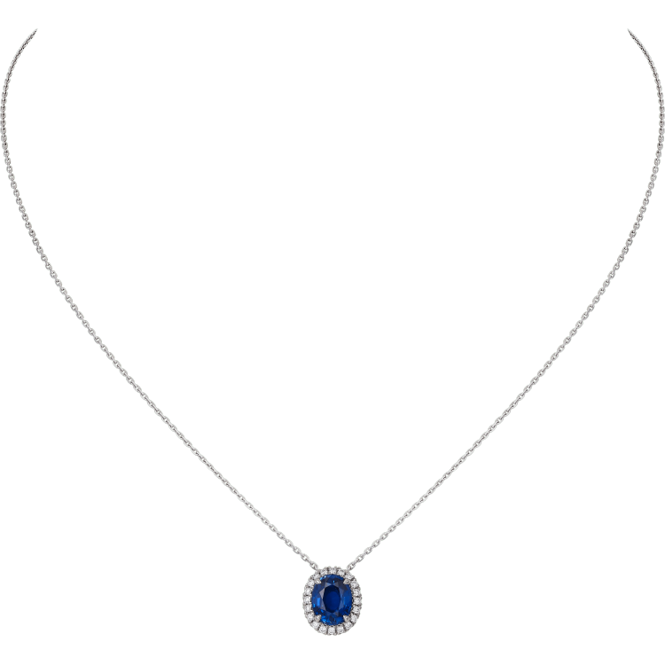 Cartier Destinée项链，镶嵌彩色宝石 铂金