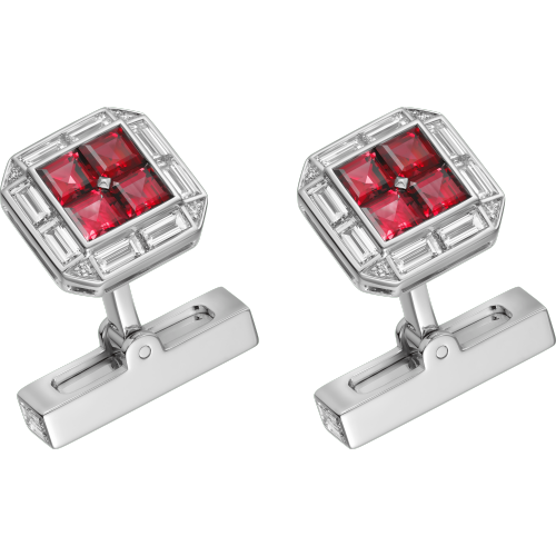 Cartier Héritage红宝石袖扣
