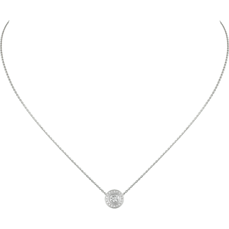Cartier d'Amour项链 18K白金