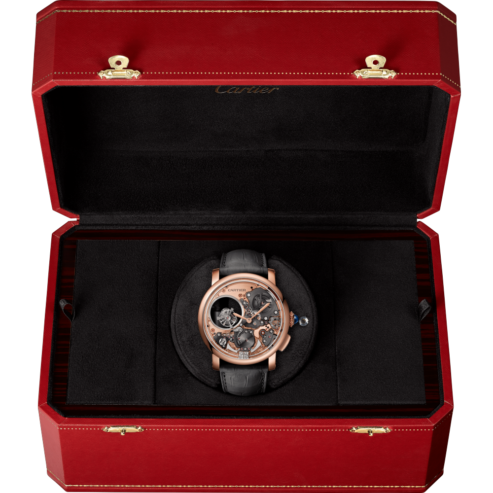 Rotonde de Cartier腕表 45毫米 18K玫瑰金 手动上链