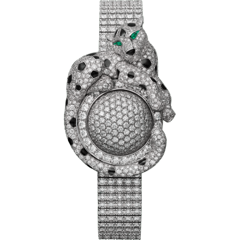 Panthère Espiègle de Cartier腕表，镶嵌宝石表链