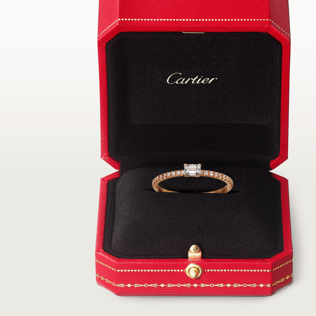 Etincelle de Cartier戒指 18K玫瑰金