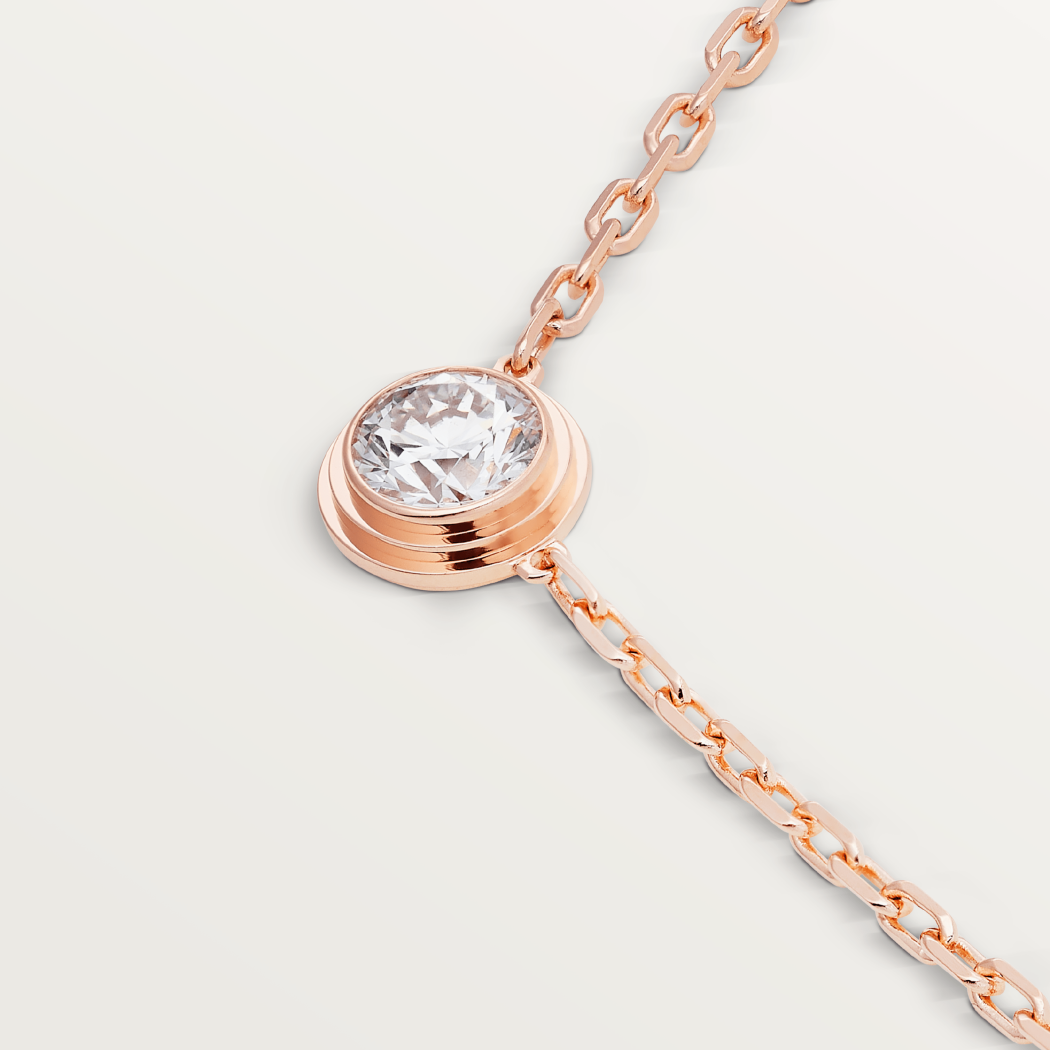 Cartier d'Amour 项链，大号款 18K玫瑰金