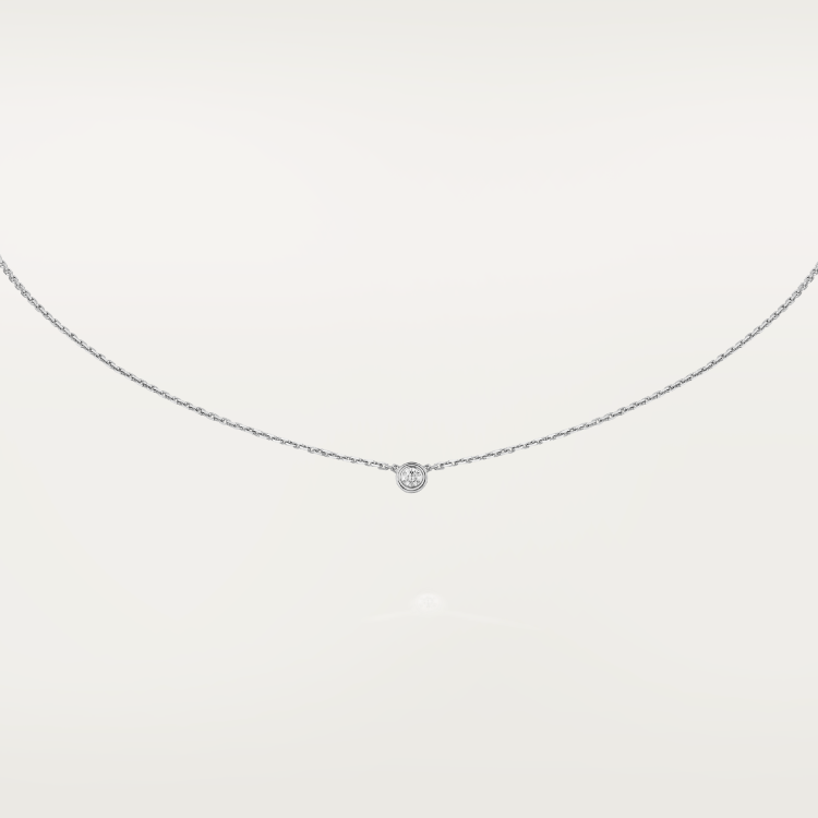 Cartier d'Amour 项链，超小号款 18K白金