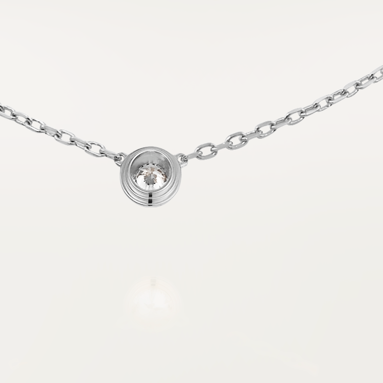 Cartier d'Amour 项链，小号款 18K白金