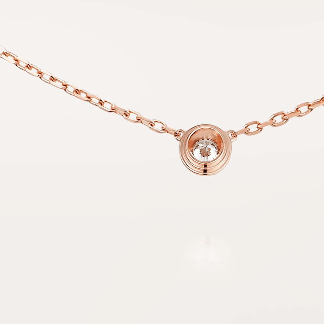 Cartier d'Amour 项链，小号款 18K玫瑰金