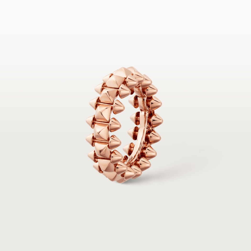 Clash de Cartier戒指，中号款 18K玫瑰金