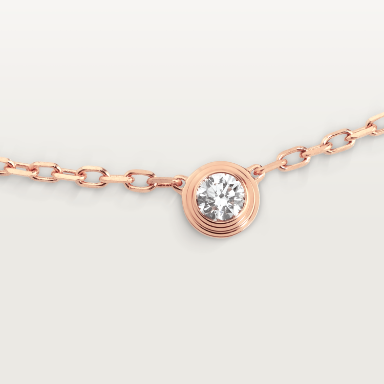 Cartier d'Amour 项链，小号款 18K玫瑰金