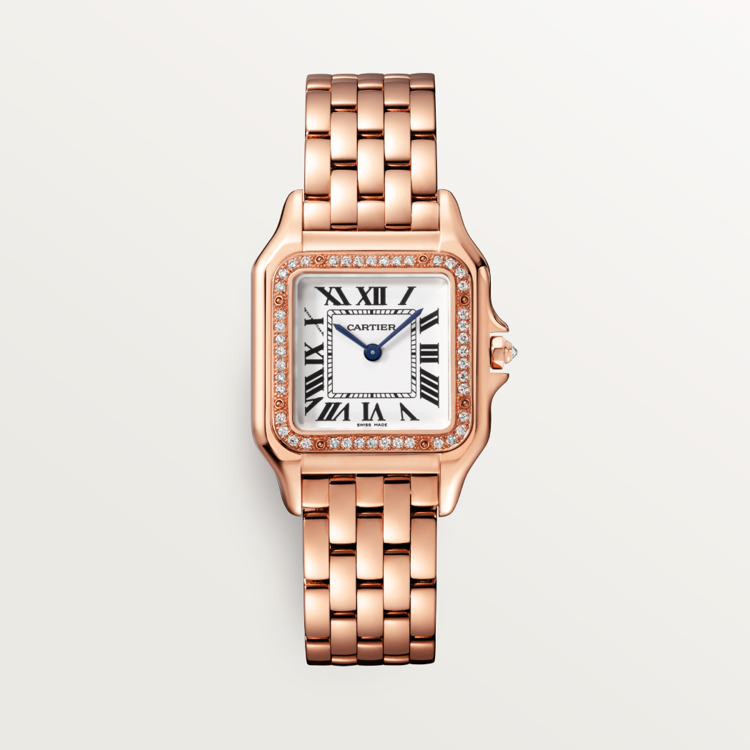 Panthère de Cartier腕表 中号 18K玫瑰金 石英