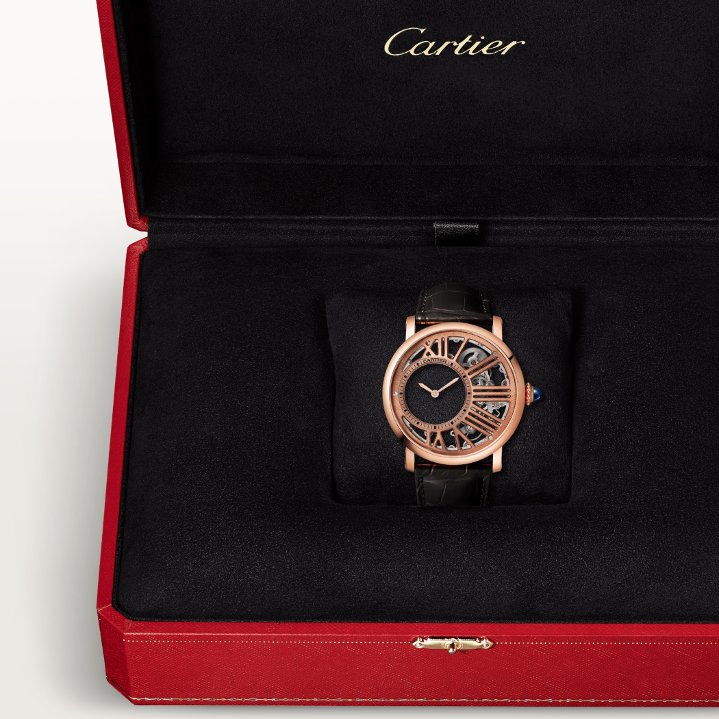 Rotonde de Cartier腕表 42毫米 18K玫瑰金 手动上链