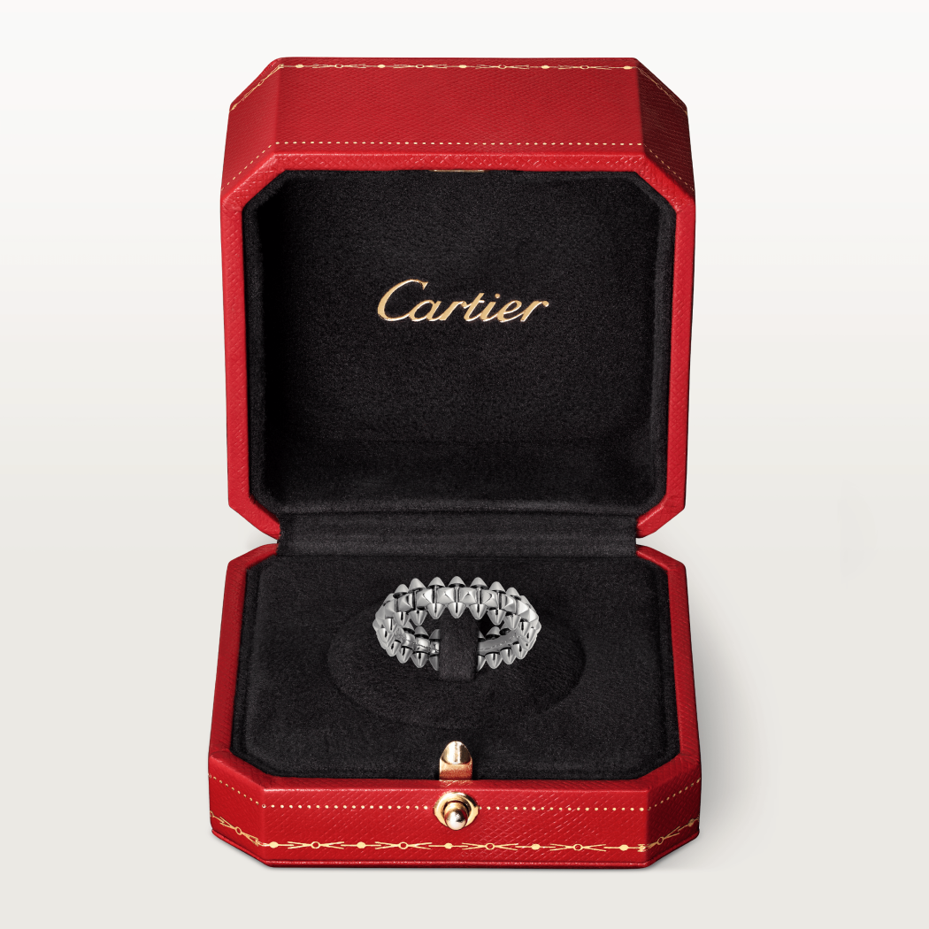 Clash de Cartier戒指，中号款 非镀铑18K白金