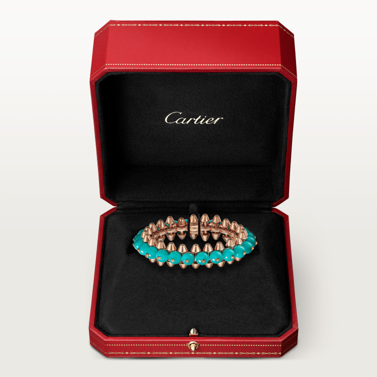 Clash de Cartier手镯，XL号款 18K玫瑰金