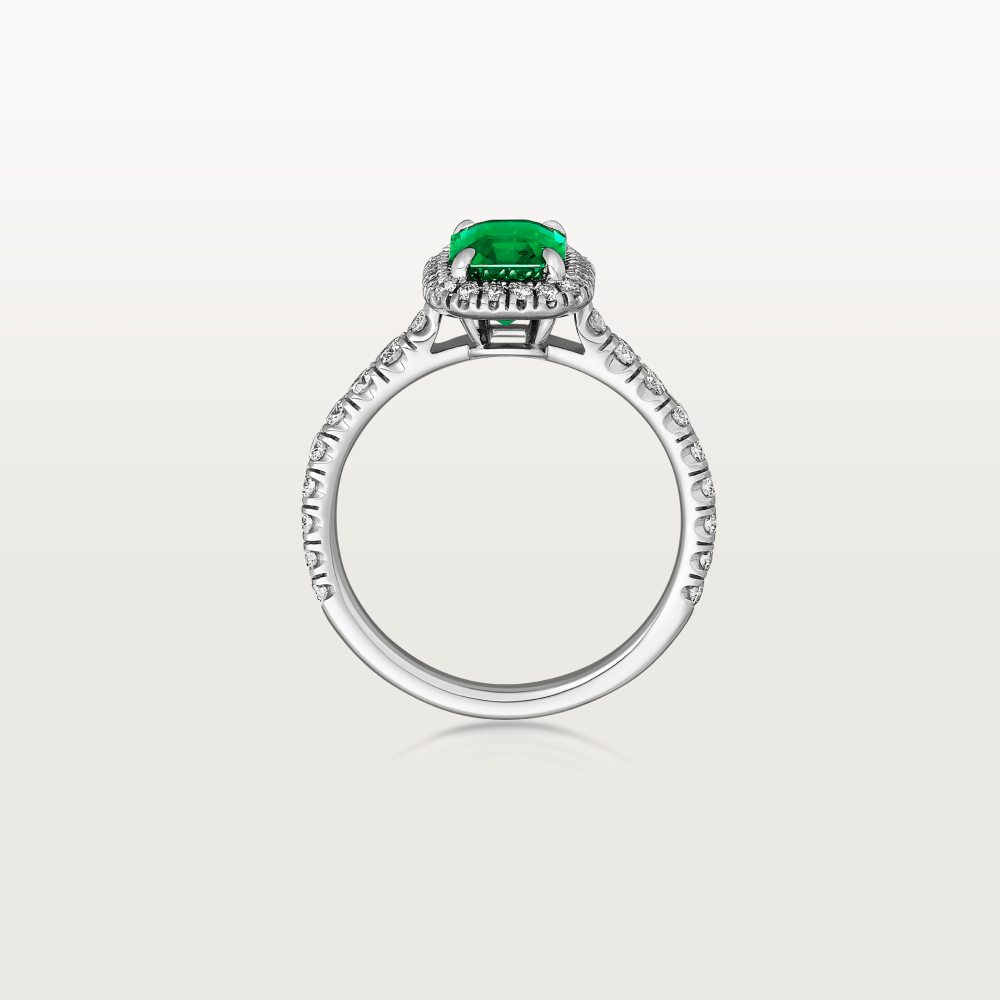 Cartier Destinée戒指，镶嵌彩色宝石 铂金