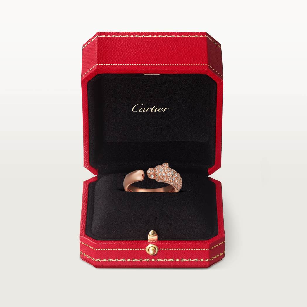Panthère de Cartier戒指 18K玫瑰金