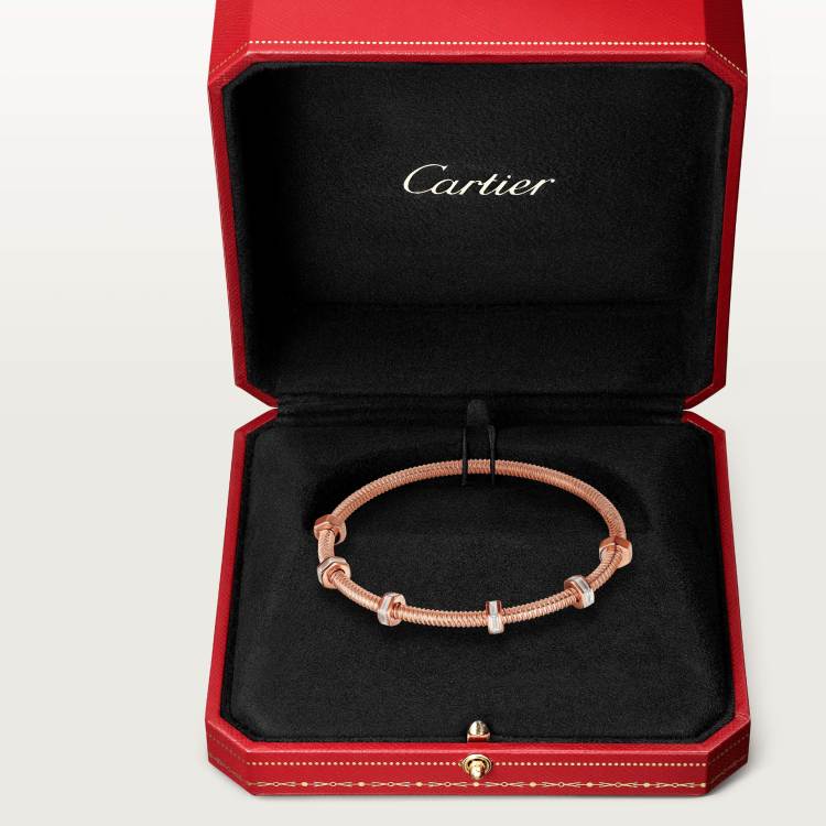 Ecrou de Cartier手镯 18K玫瑰金