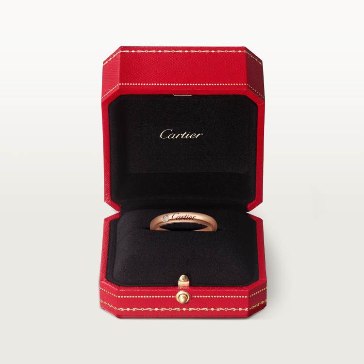 C de Cartier结婚对戒 18K玫瑰金