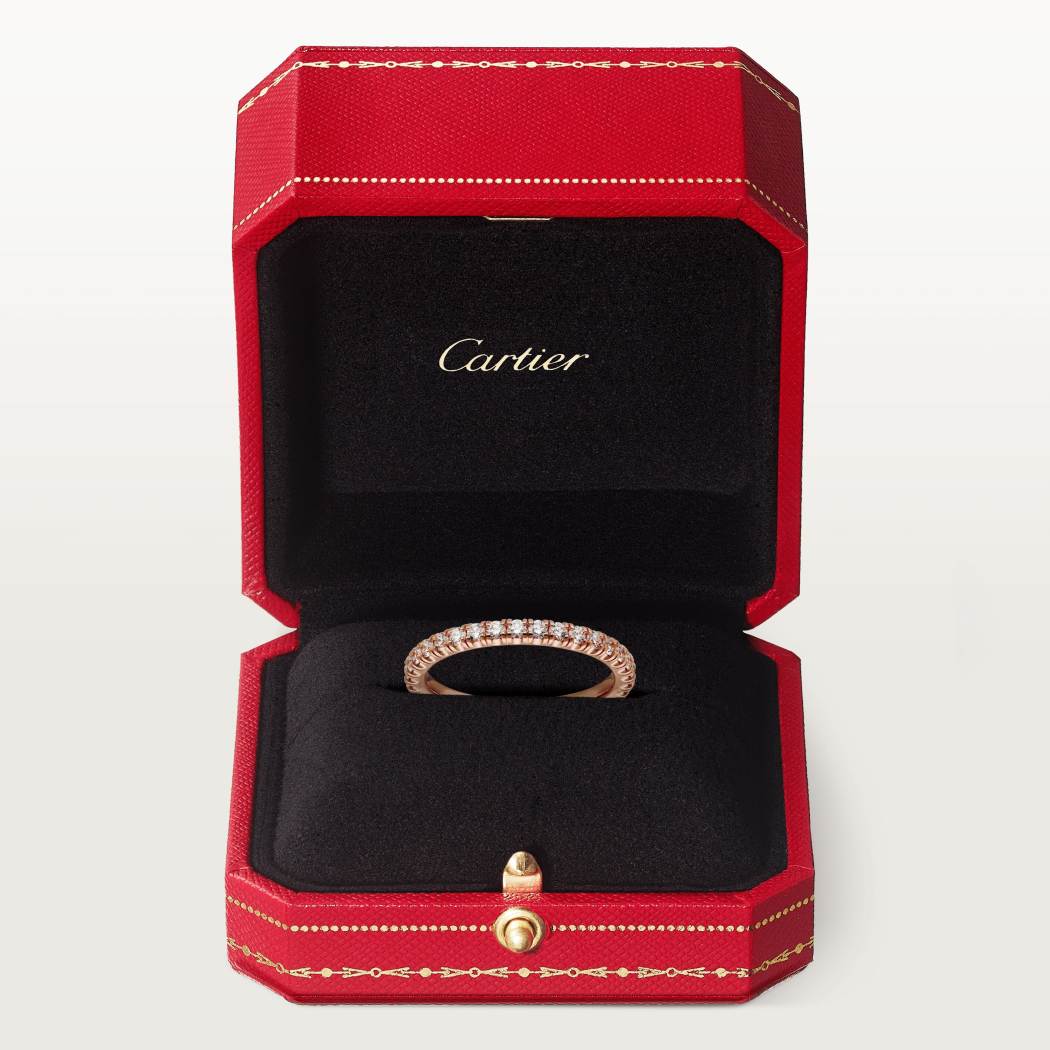 Étincelle de Cartier结婚对戒 18K玫瑰金