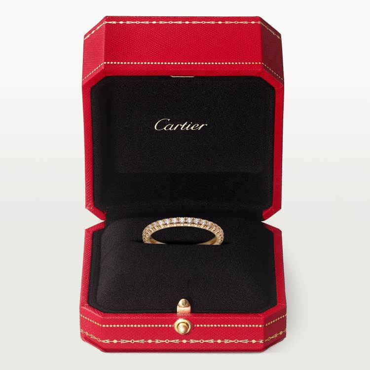 Étincelle de Cartier结婚对戒 18K黄金