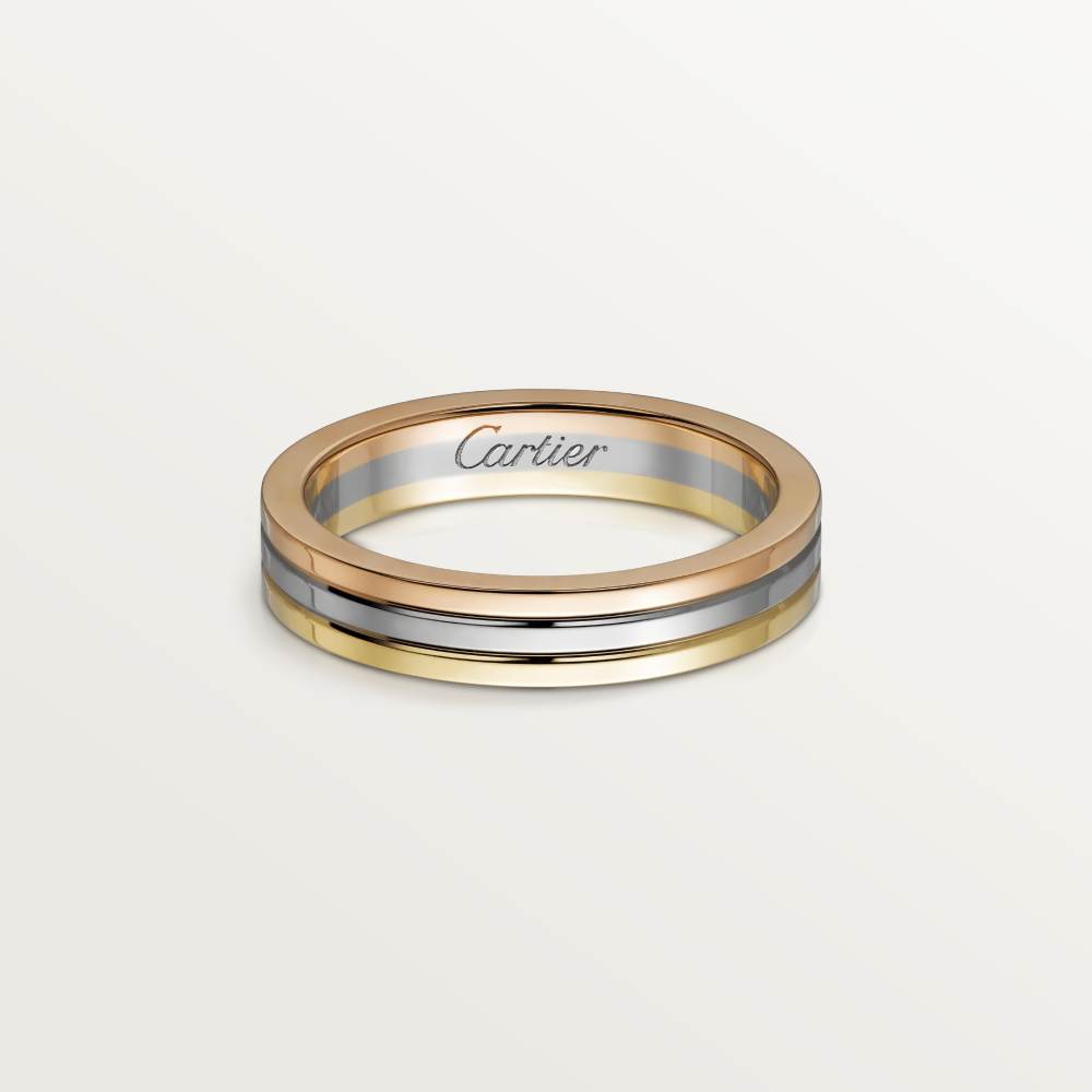 Vendôme Louis Cartier结婚戒指 18K玫瑰金