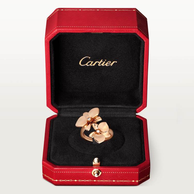 Caresse d’Orchidées par Cartier戒指 18K玫瑰金