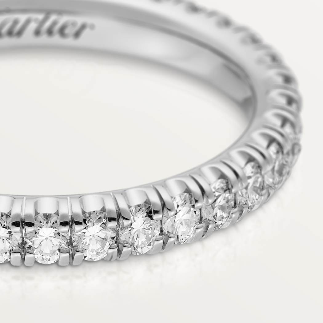 Étincelle de Cartier结婚戒指 18K白金