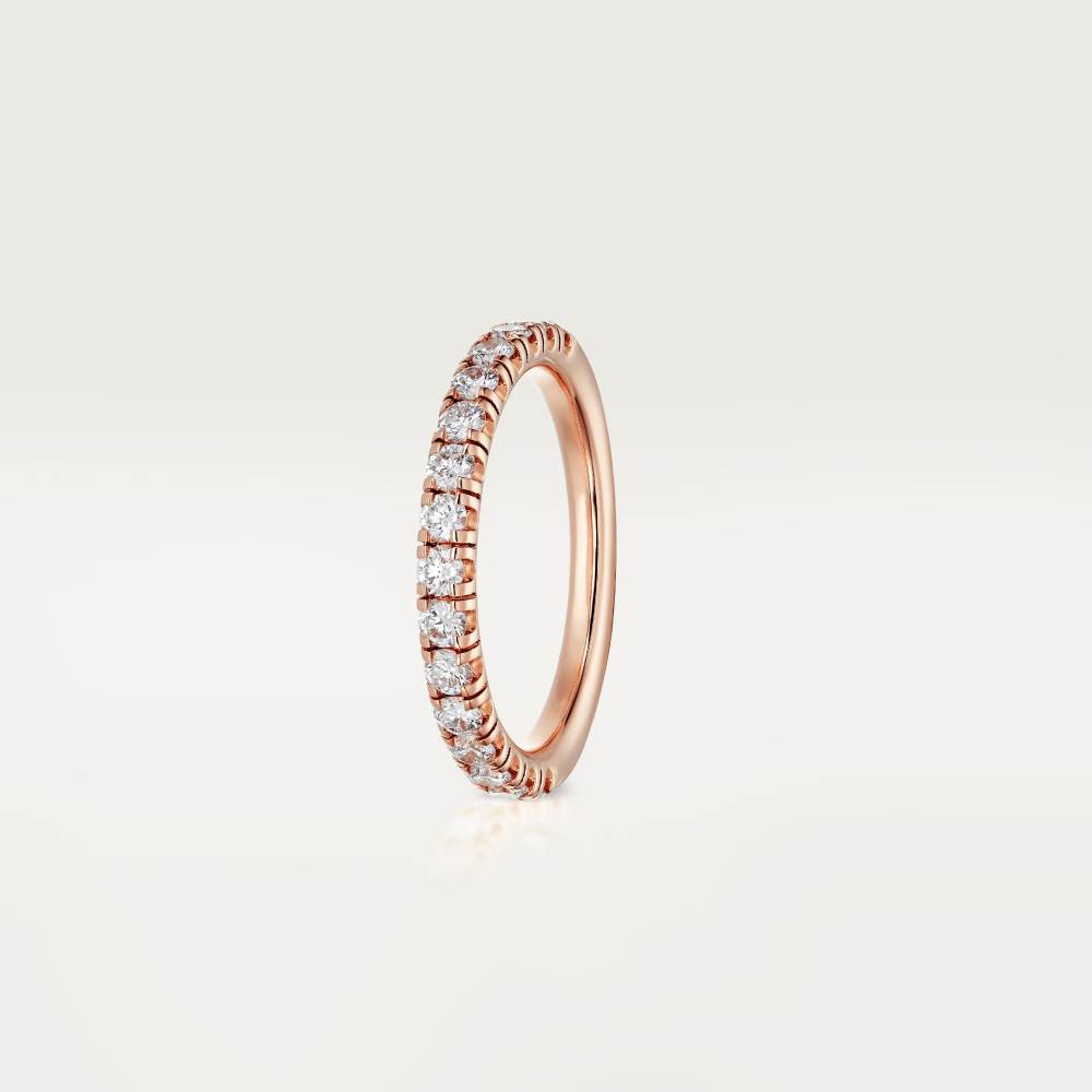 Étincelle de Cartier结婚戒指 18K玫瑰金