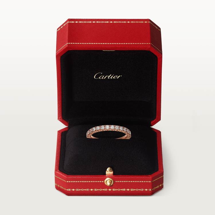 Étincelle de Cartier结婚对戒 18K玫瑰金