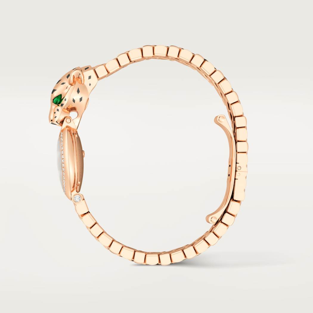 La Panthère de Cartier 腕表 中号款 18K玫瑰金 石英