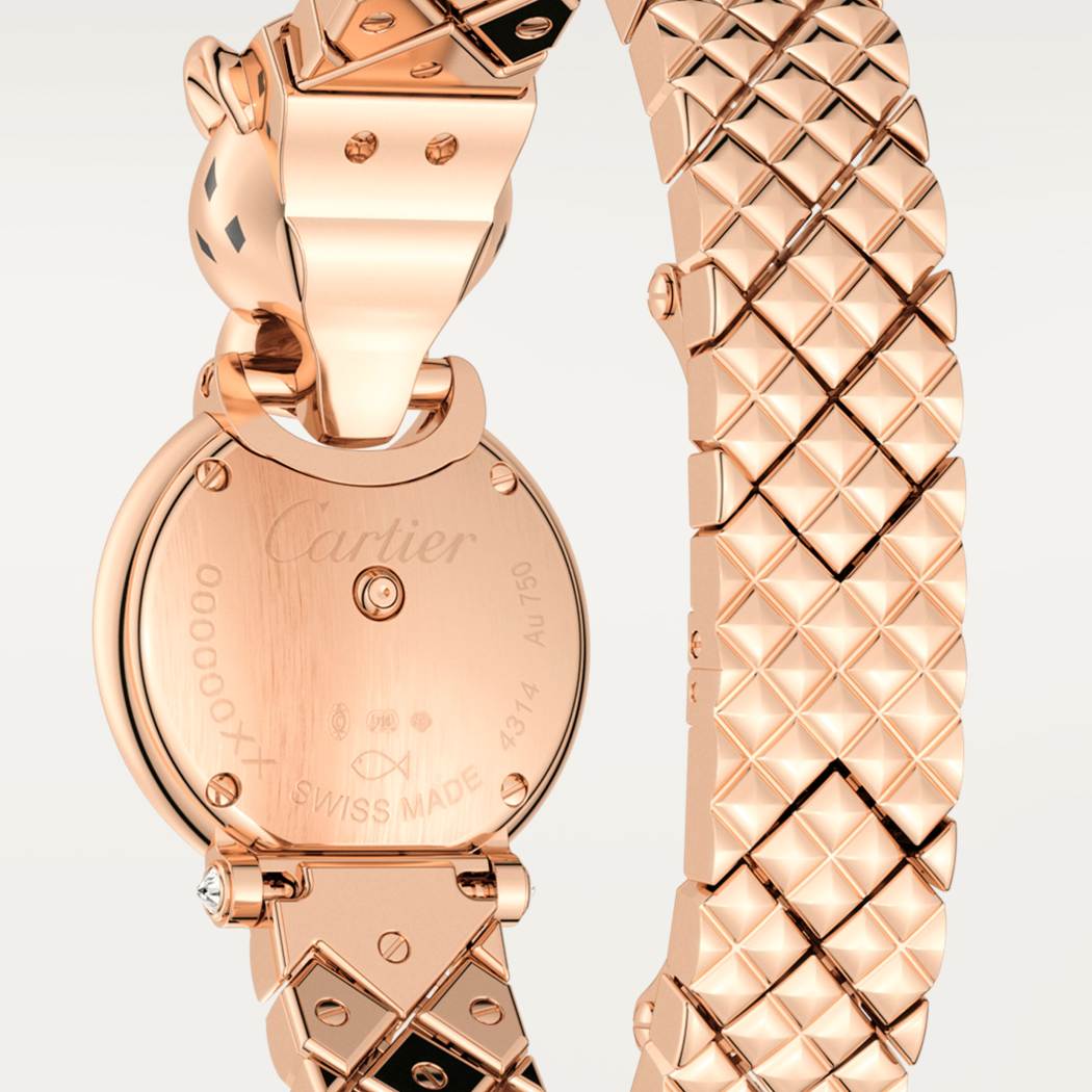 La Panthère de Cartier 腕表 中号款 18K玫瑰金 石英