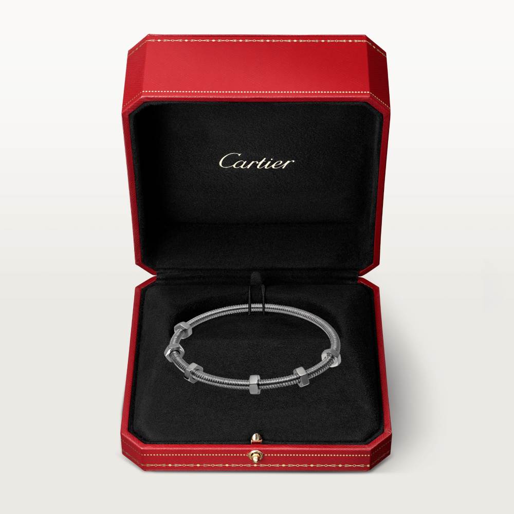Écrou de Cartier手镯 非镀铑18K白金