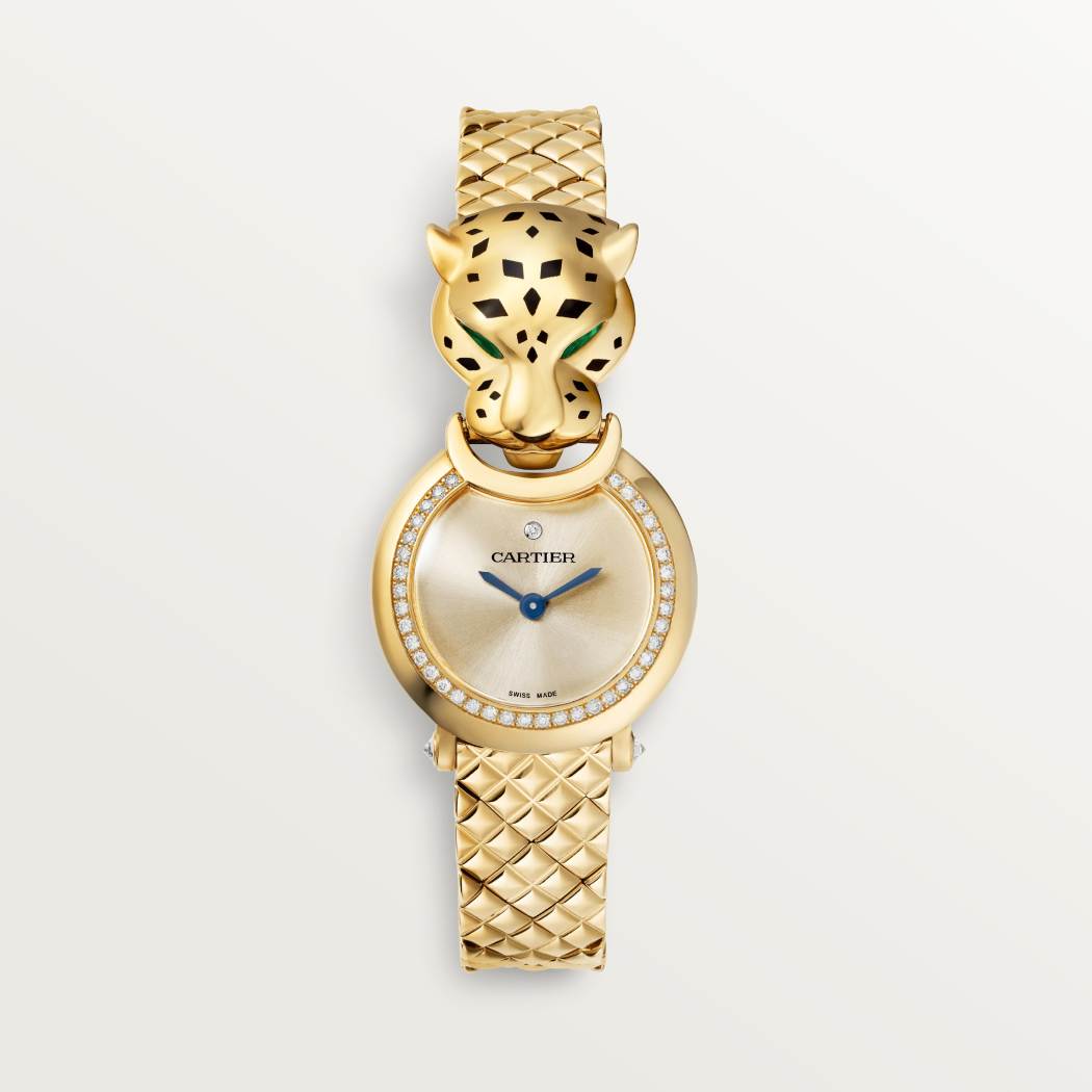 La Panthère de Cartier 腕表 中号款 18K黄金 石英