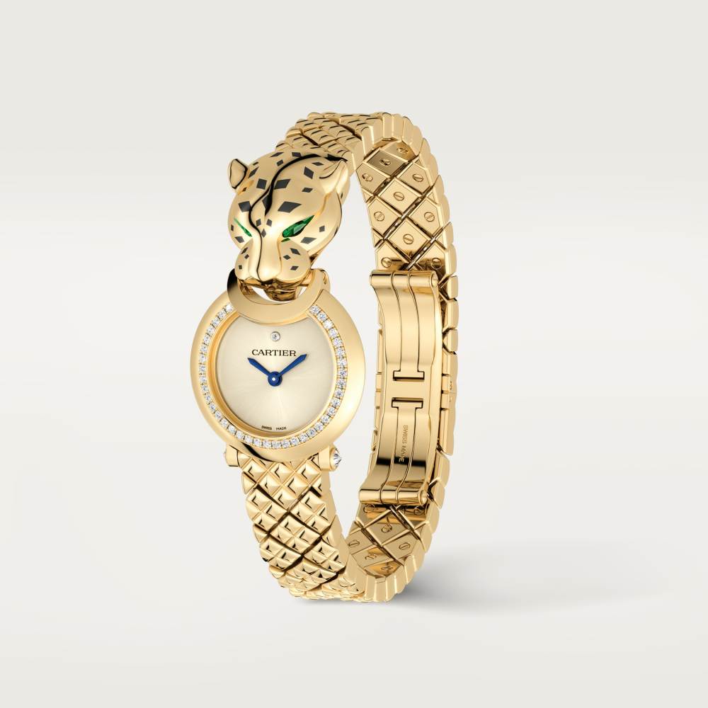 La Panthère de Cartier 腕表 中号款 18K黄金 石英