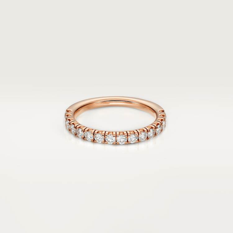 Étincelle de Cartier结婚戒指 18K玫瑰金