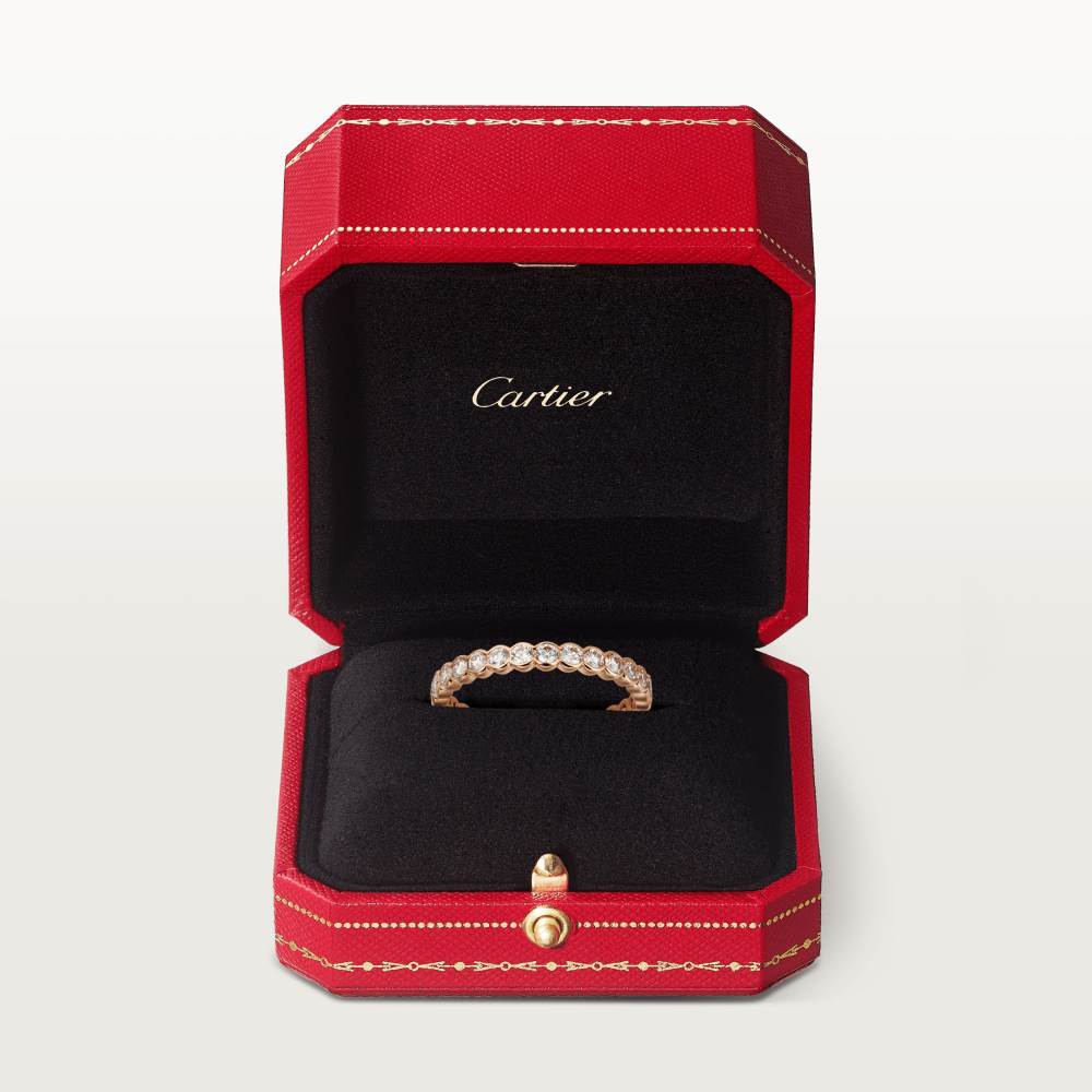 Broderie de Cartier结婚对戒 18K玫瑰金