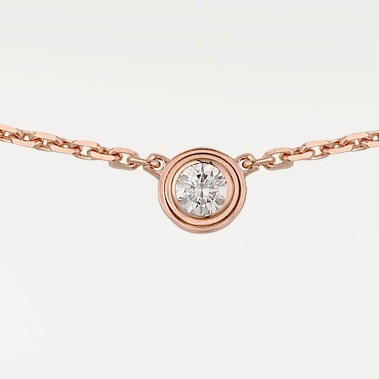 Cartier d'Amour 项链，超小号款 18K玫瑰金