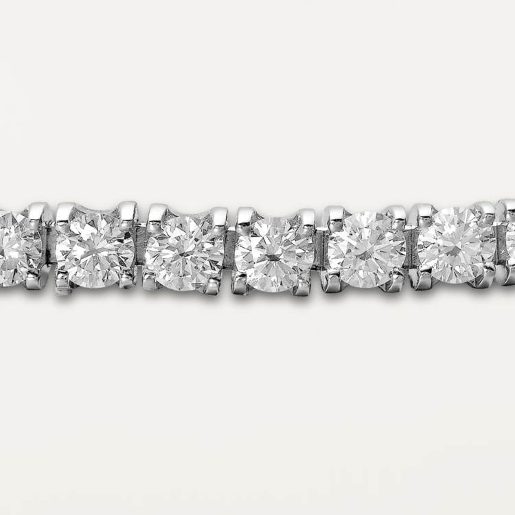 经典钻石链系列手镯 18K白金