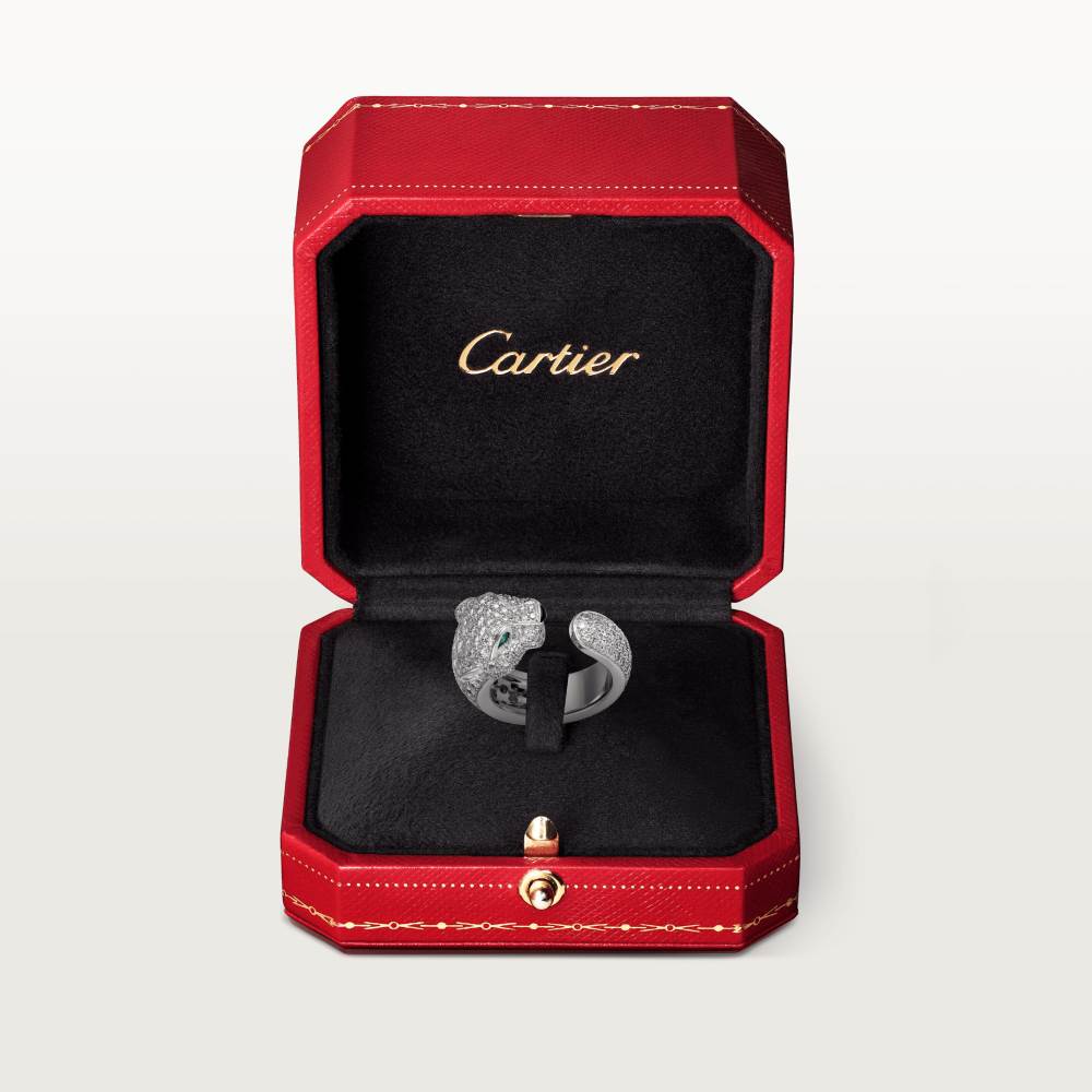 Panthère de Cartier戒指 18K白金