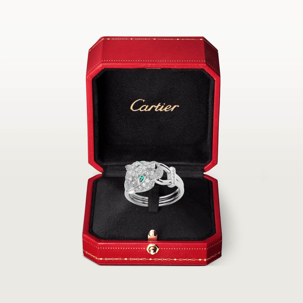 Panthère de Cartier戒指 18K白金