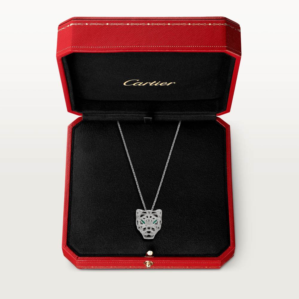 Panthère de Cartier卡地亚猎豹项链 18K白金