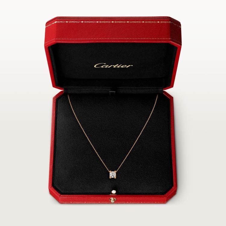 C de Cartier项链 18K玫瑰金